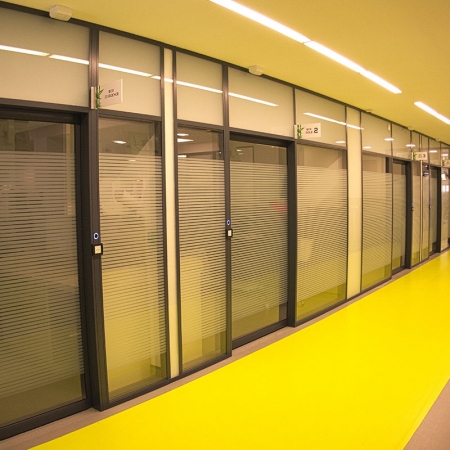Doors with Controlled Leakage Flow